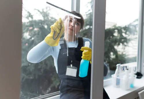 Nettoyage de vitres intérieures et extérieures au Girouard